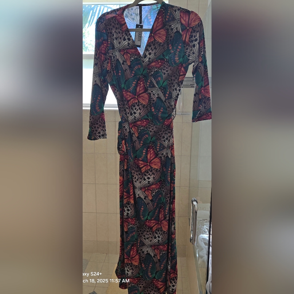 Butterfly Print Women's Dress